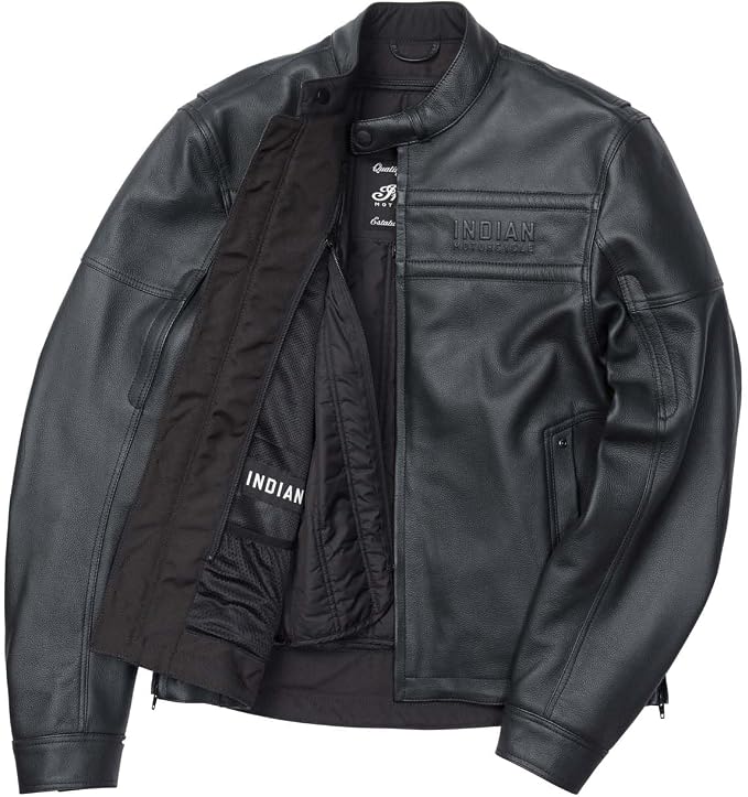 Indian Motorcycle Men's Beckman Jacket 2, Black | 2XL
