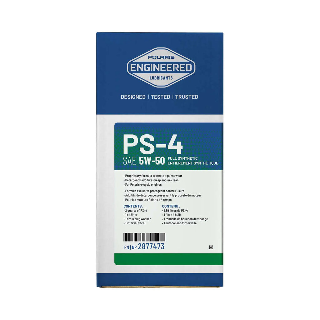 Polaris PS-4 5W-50 Oil Change Kit for Sportsman, Scrambler & Ranger | 2877473