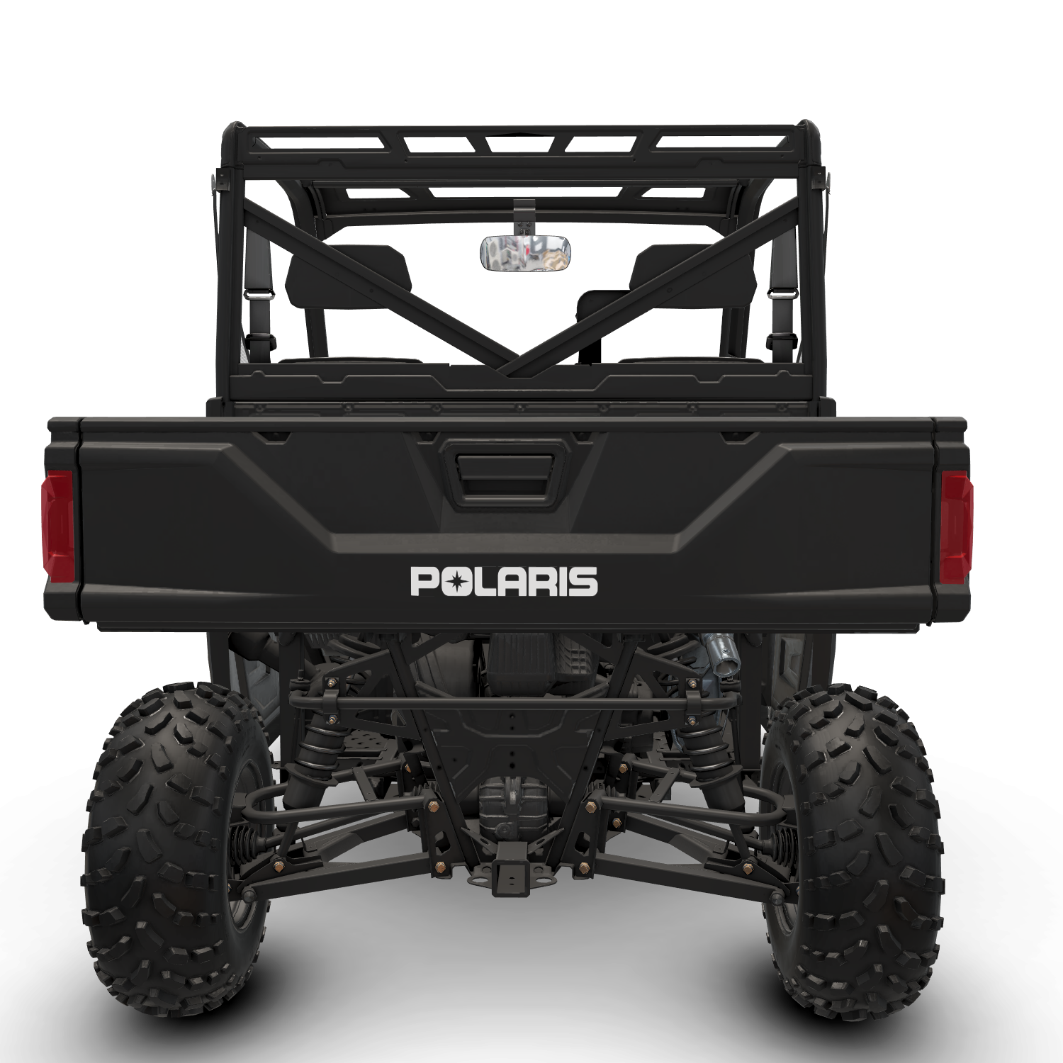 Polaris Rear View Convex Weatherproof Mirror for RANGER 1000, XP 1000 and CREW, Vehicle Frame Mounted | 2889220