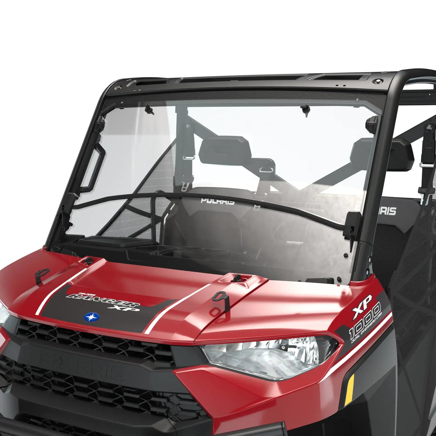 Polaris Full Flip-Down Windshield, Hard Coat Poly for Ranger 1000, XP 1000 and XP Kinetic | 2884139