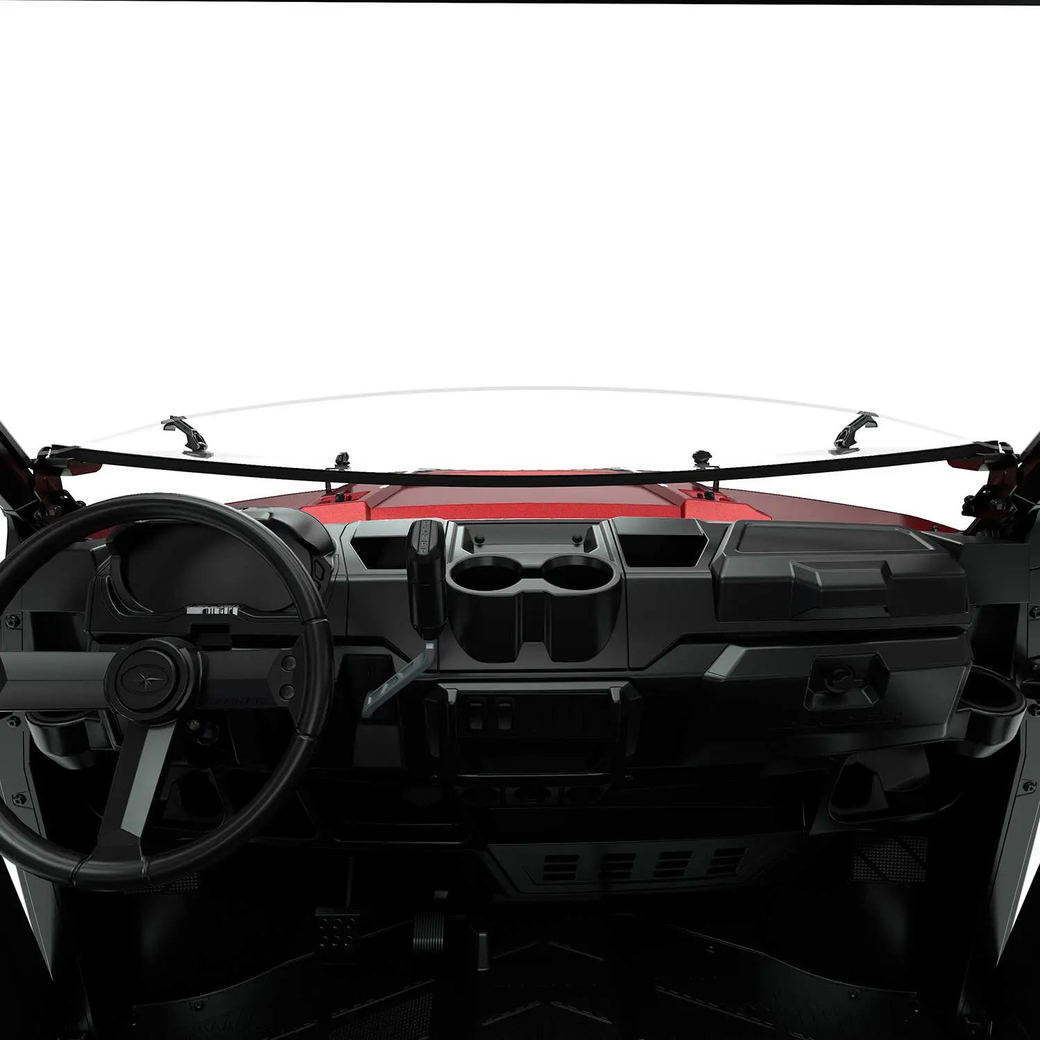 Polaris Full Flip-Down Windshield, Hard Coat Poly for Ranger 1000, XP 1000 and XP Kinetic | 2884139