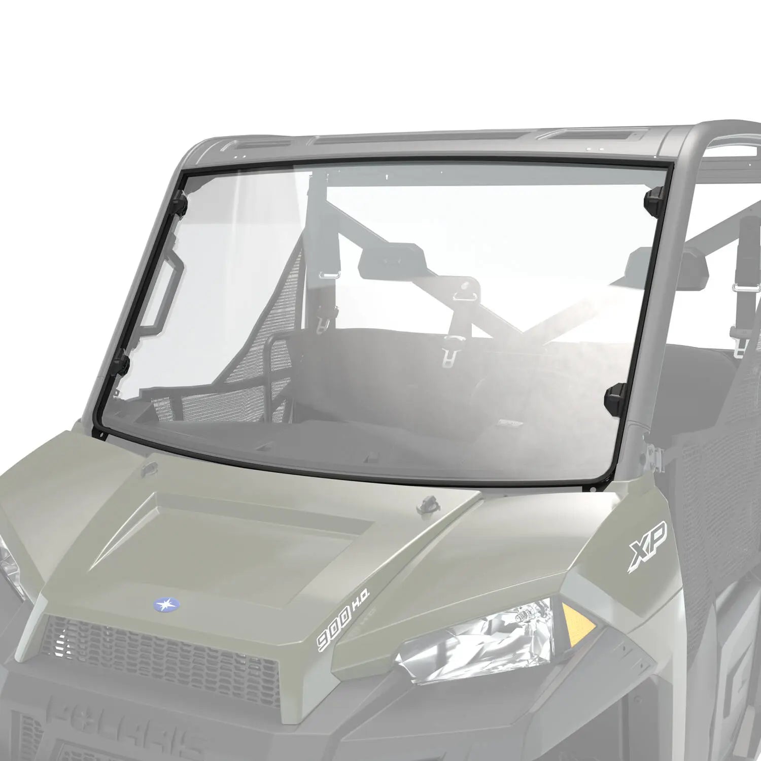 Polaris Poly Lock & Ride Full Windshields for Ranger 1000, XP 1000 and XP Kinetic | 2883278