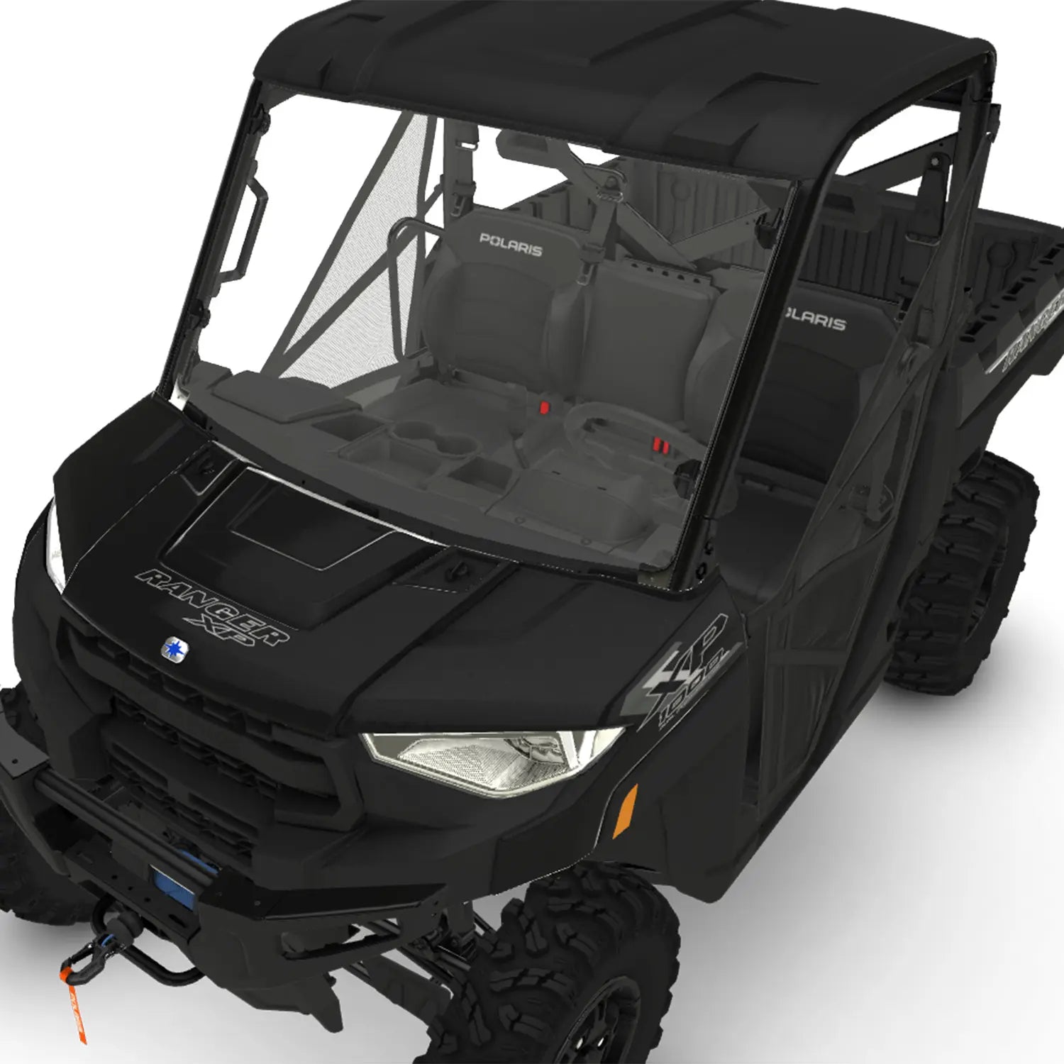 Polaris Poly Lock & Ride Full Windshields for Ranger 1000, XP 1000 and XP Kinetic | 2883278