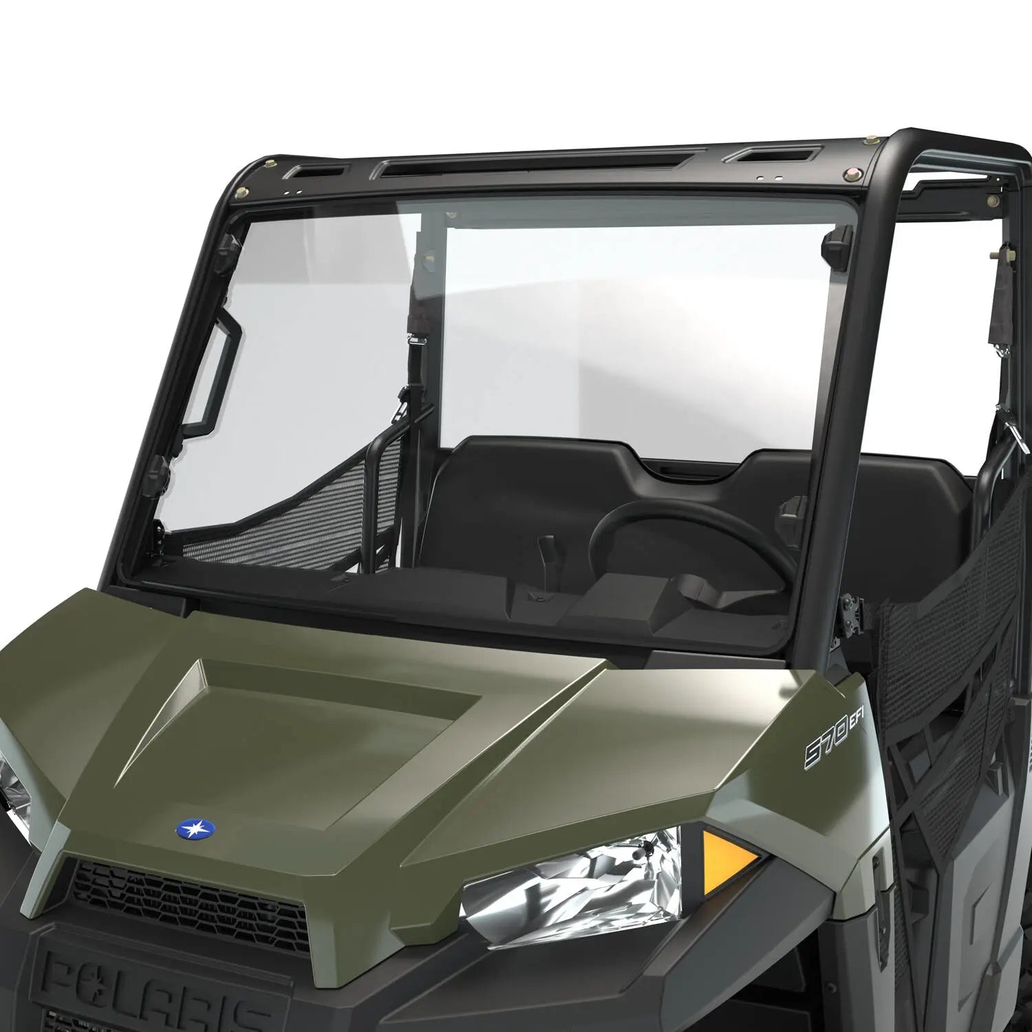 Polaris Hard Coat Poly Lock & Ride Full Windshield for Ranger SP 570 | 2883319