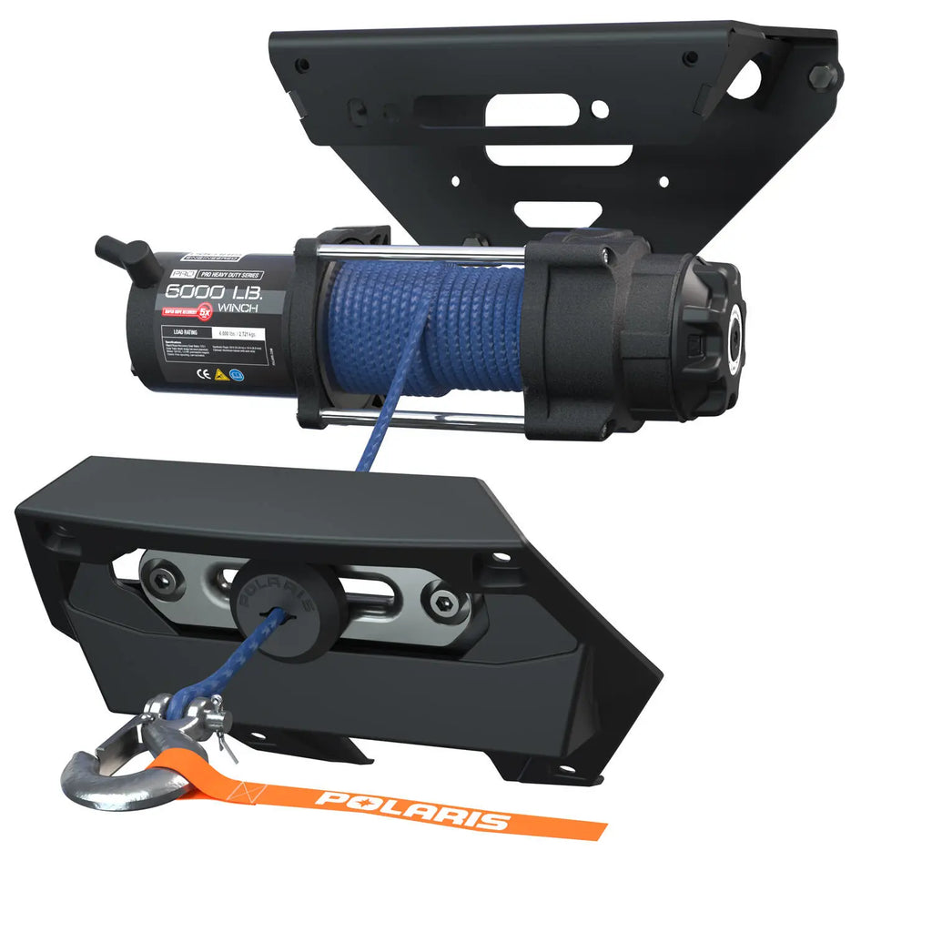 Polaris RZR SxS Pro Series 6,000 LB Winch Kit with Synthetic Rope | 2883759