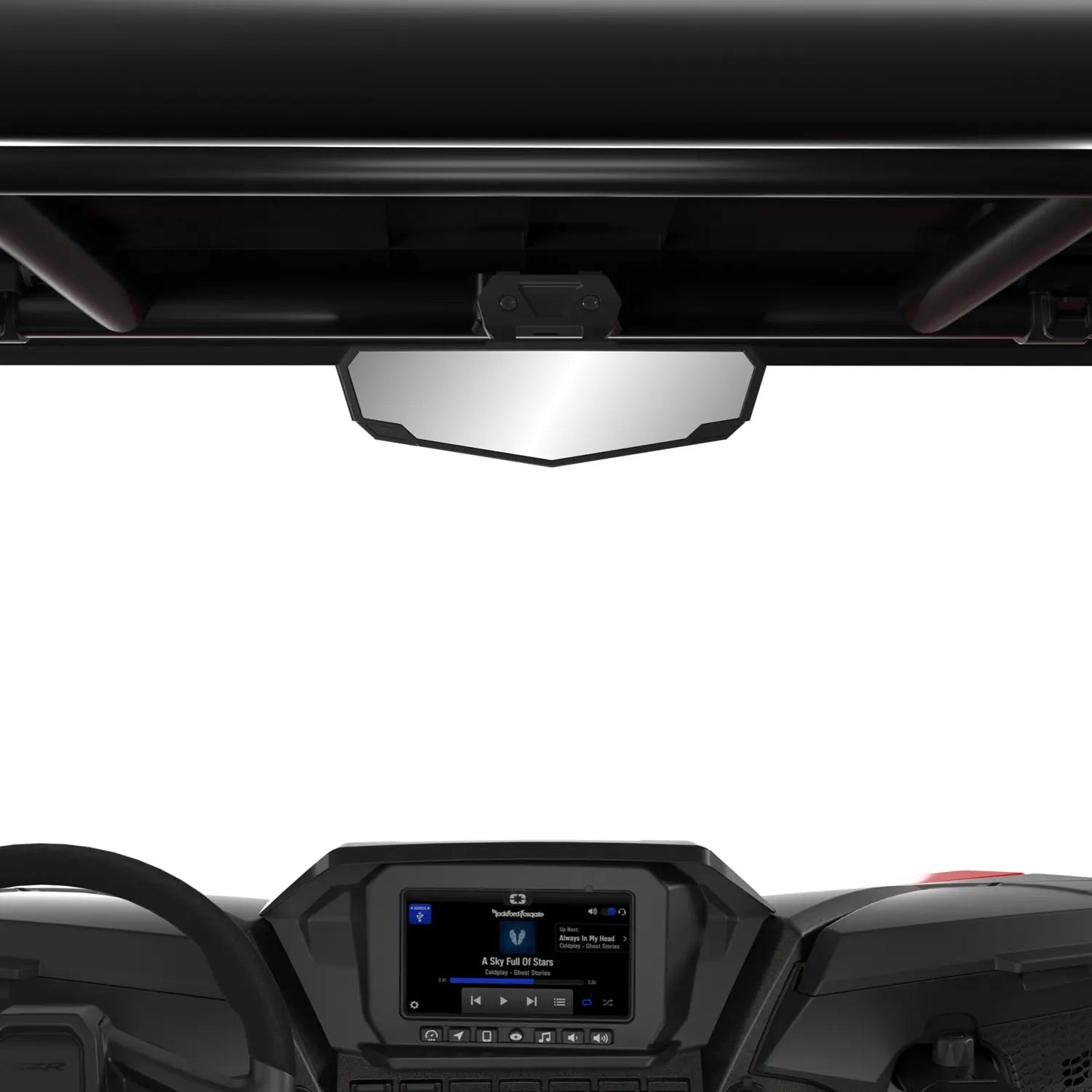 Polaris RZR Rear View Premium Convex Mirror | 2883763