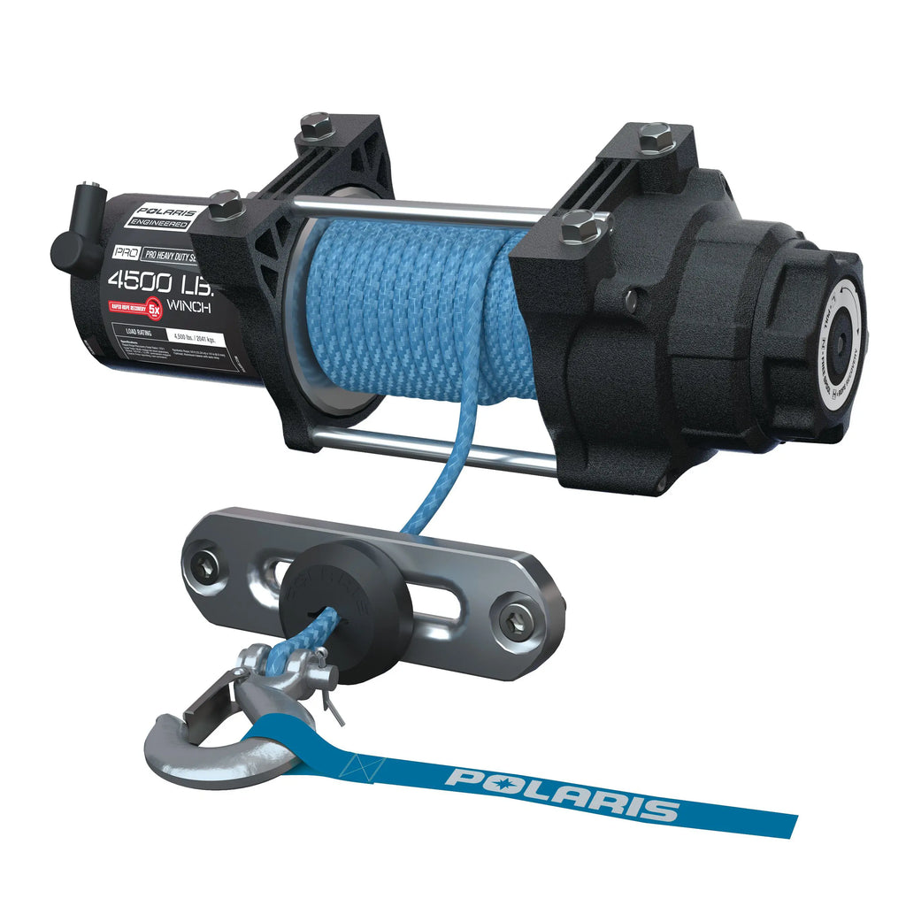 Polaris General Pro Series 4,500 LB Winch Kit with Synthetic Rope | 2883861