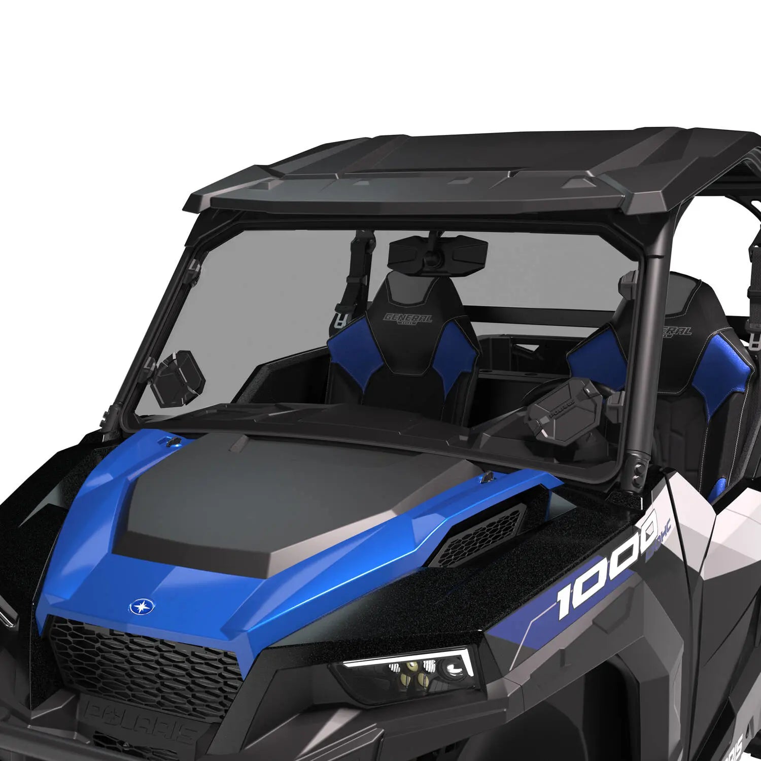 Polaris General Hard Coat Poly Lock & Ride Full Vented Windshield | 2884223