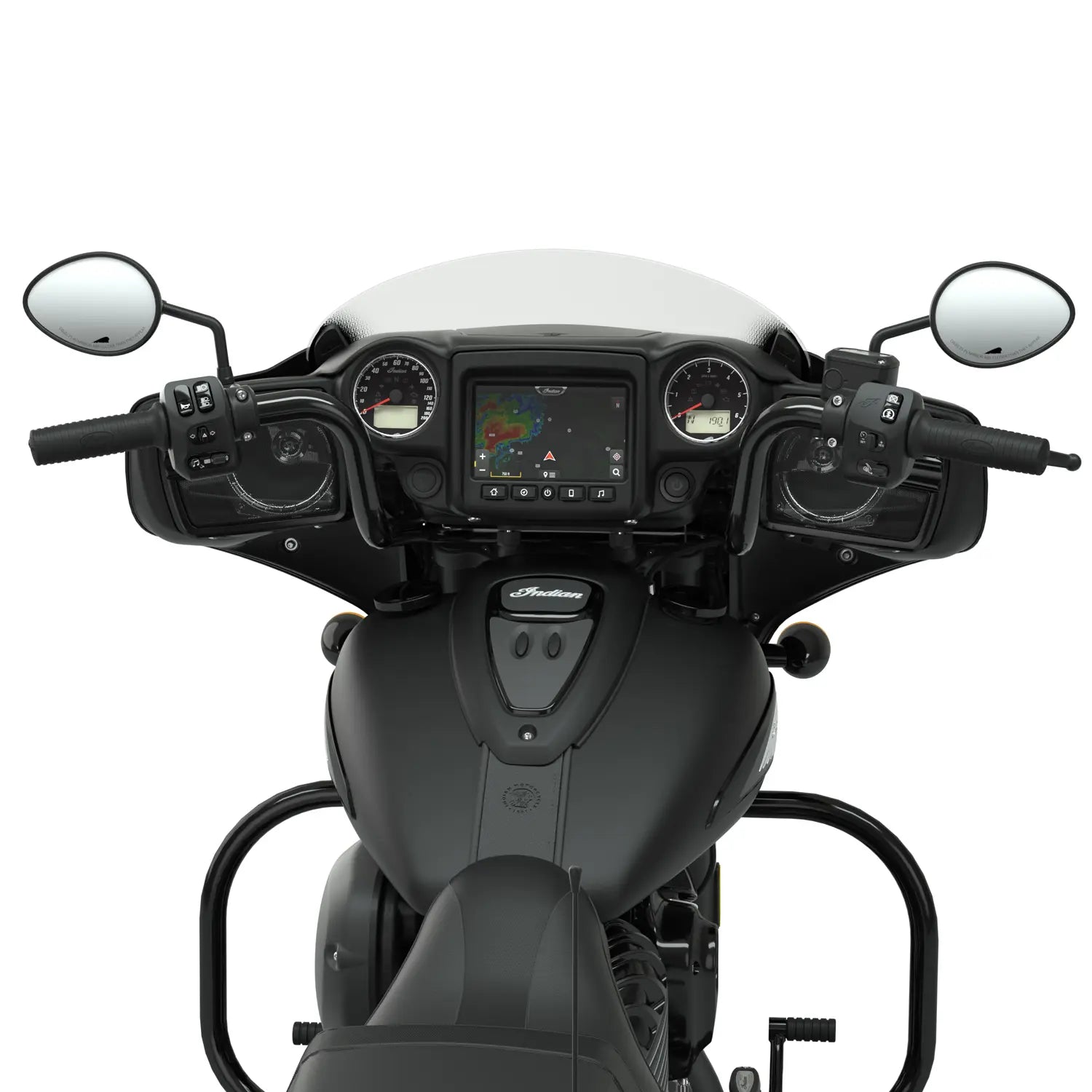2018-2021 Genuine Indian Chieftain Roadmaster Mid Rise Handlebar | 2883450-266, 2884574-266