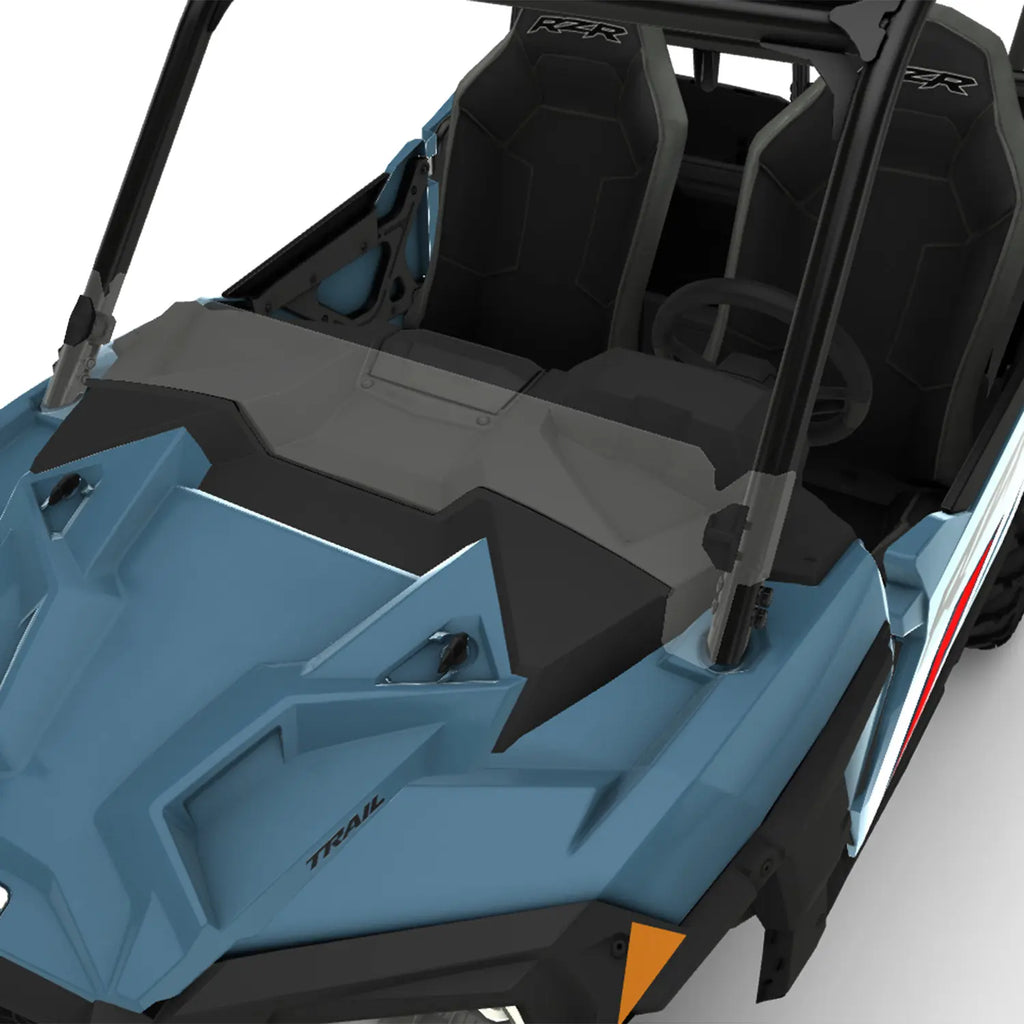 Polaris RZR Hard Coat Poly Lock & Ride Half Windshield | 2884768