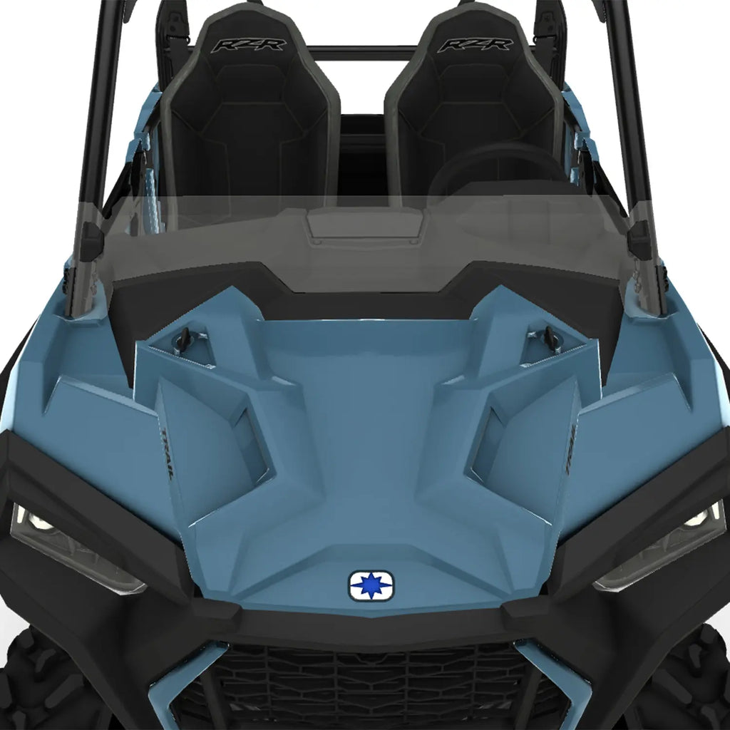 Polaris RZR Hard Coat Poly Lock & Ride Half Windshield | 2884768