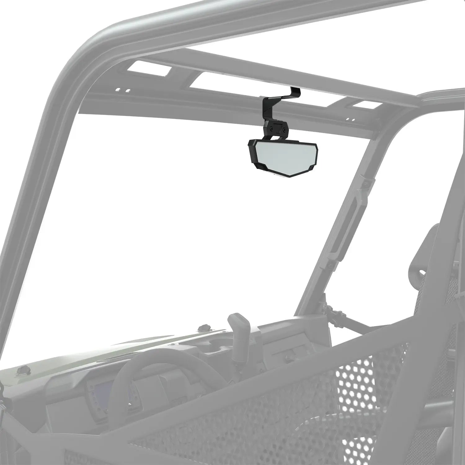 Polaris Rear View Convex Weatherproof Mirror for RANGER 500, 570 and Pro XD Mid-Size, Vehicle Frame Mounted | 2889187