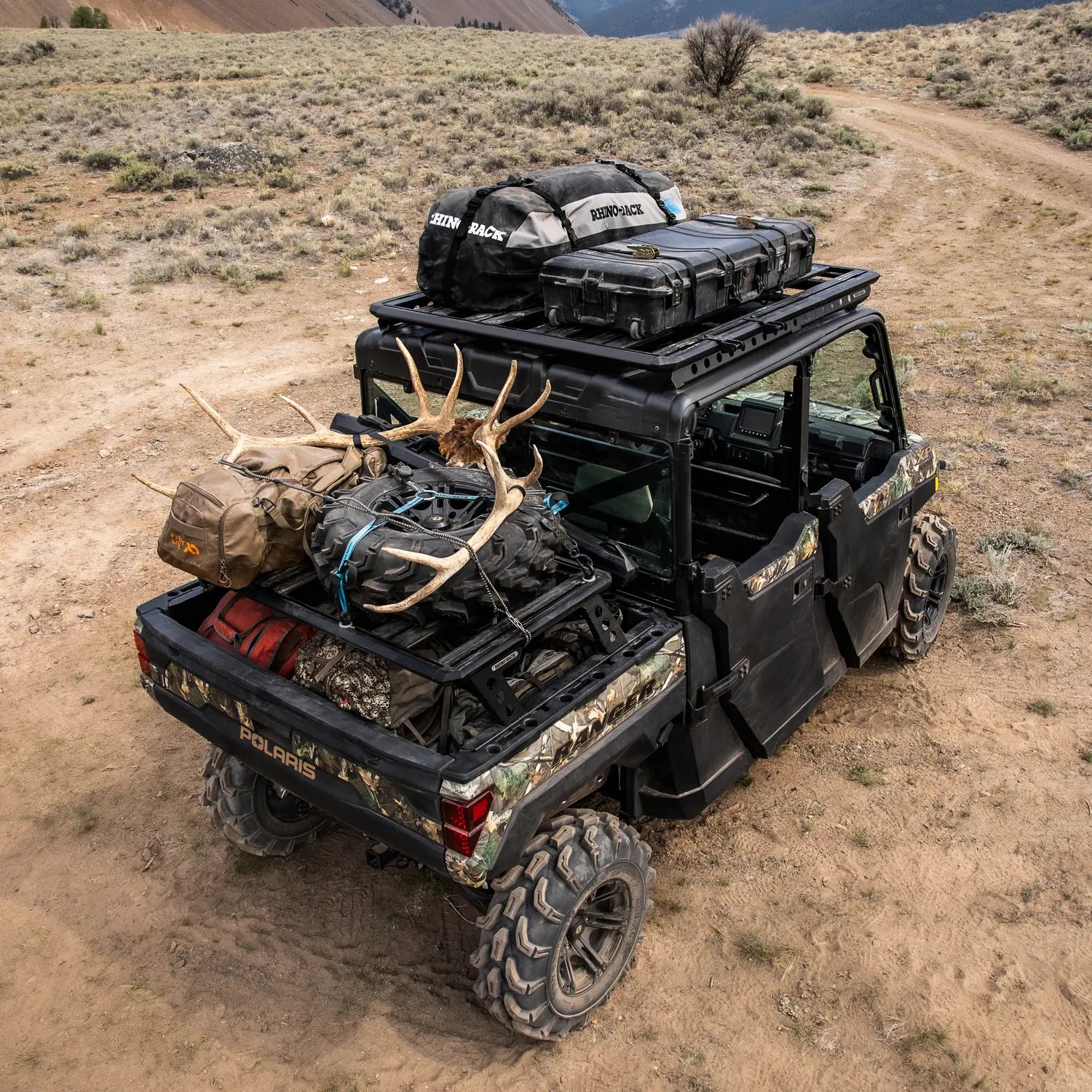 Polaris Rhino-Rack® Roof Rack for RANGER CREW 1000, CREW XP 1000, CREW XD 1500 and Polaris XPEDITION | 2889237
