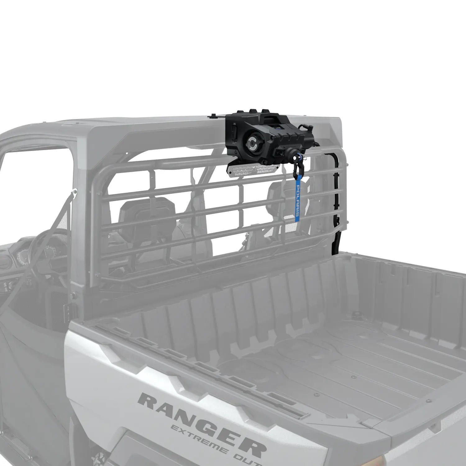 Polaris 1,000 LB Rear Cargo Box Winch Kit with Synthetic Rope for RANGER UTV | 2889698, 2891602