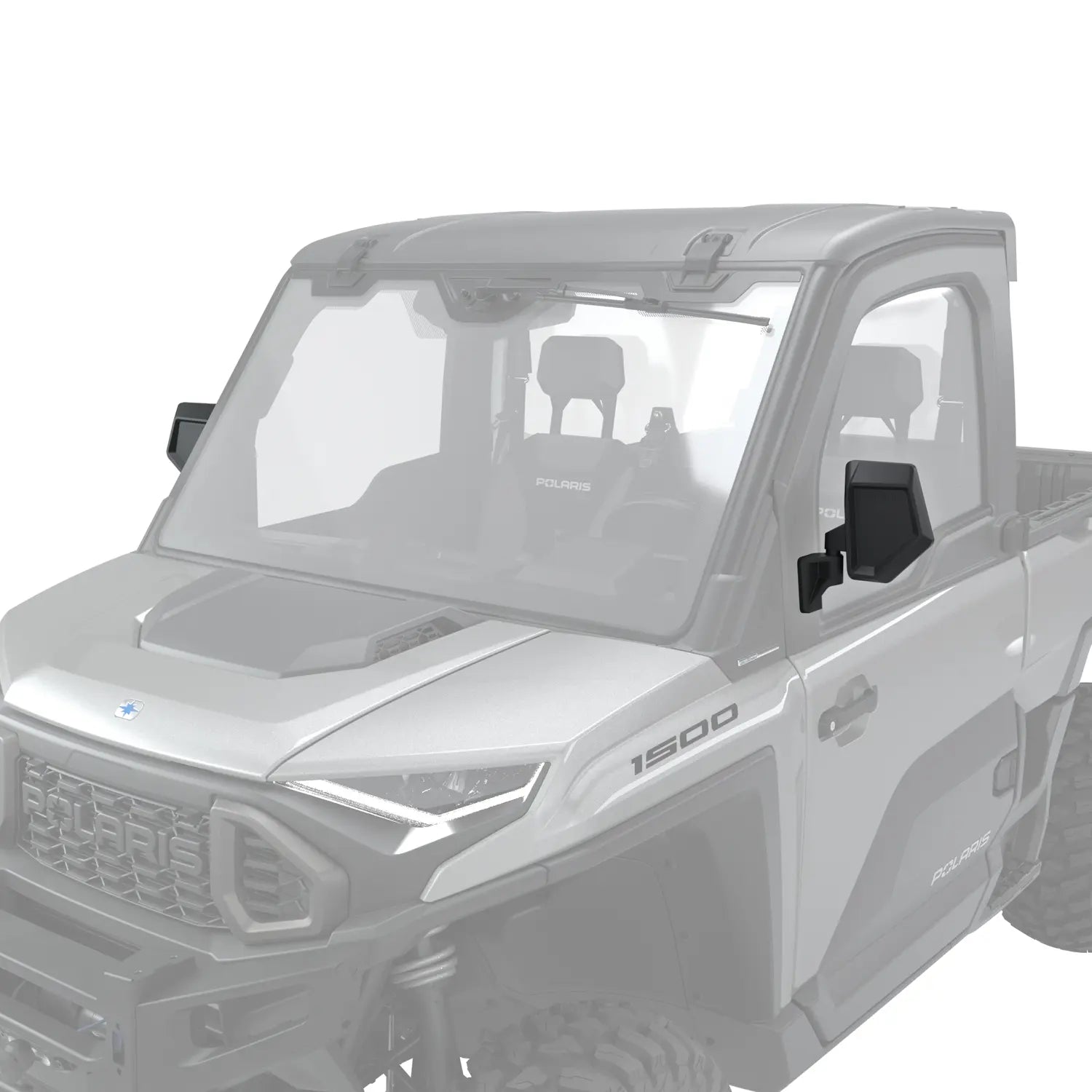 Polaris Side View Adjustable Folding Mirrors for RANGER, Door Mounted, Set of 2 | 2889862