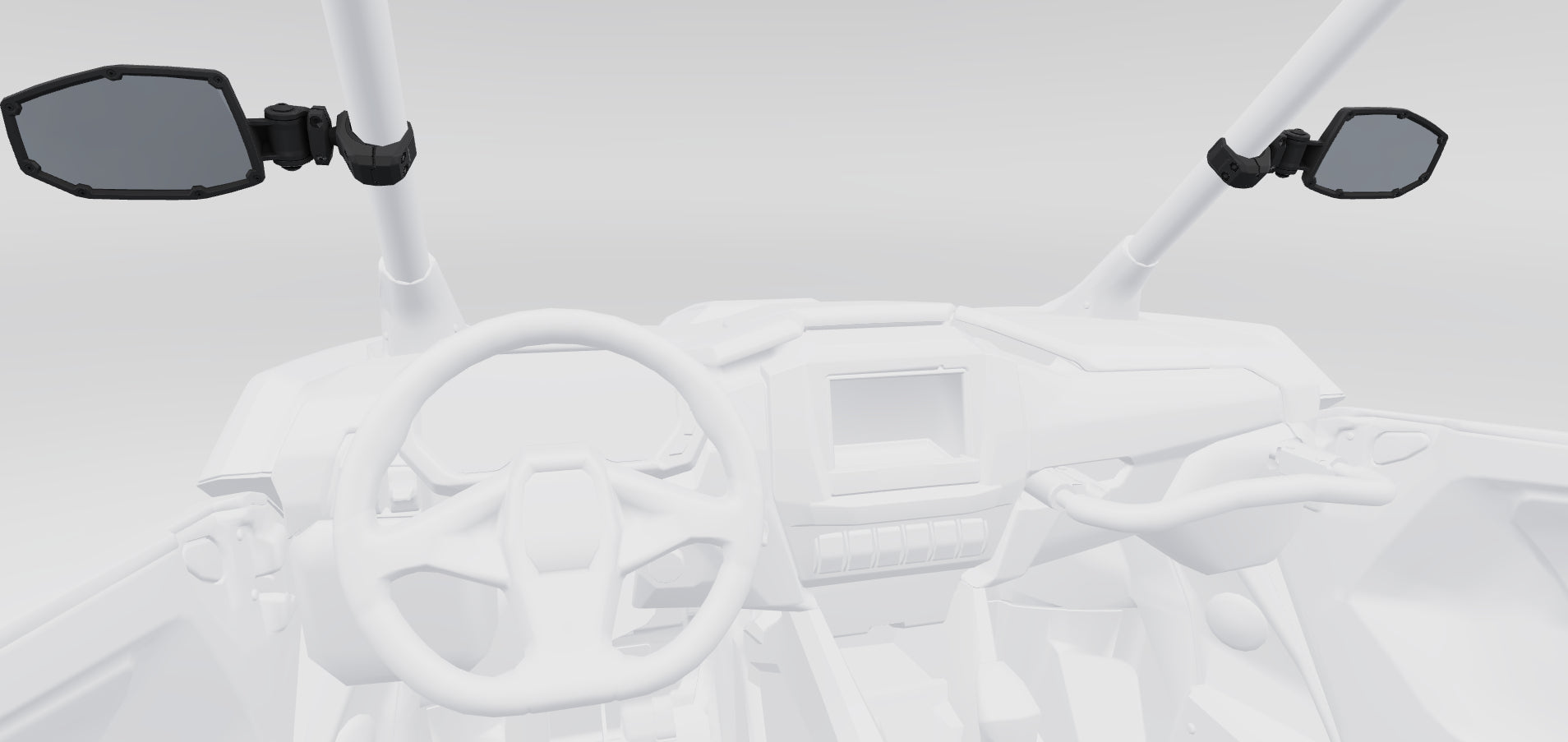 Polaris RZR Side View Convex Pro Armor Mirrors | 2891232