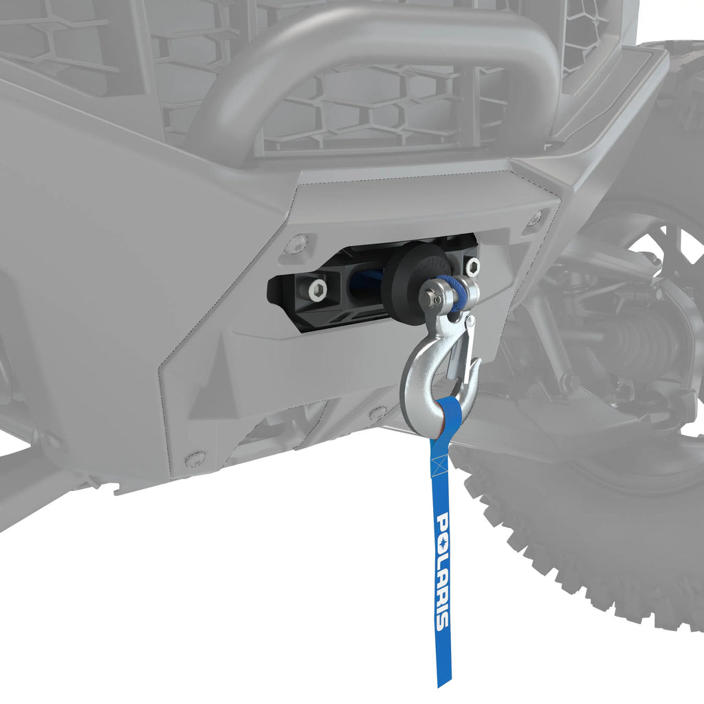 Polaris RZR SxS Pro Series 6,000 LB Winch Kit with Synthetic Rope | 2891662, 2884341, 2890403