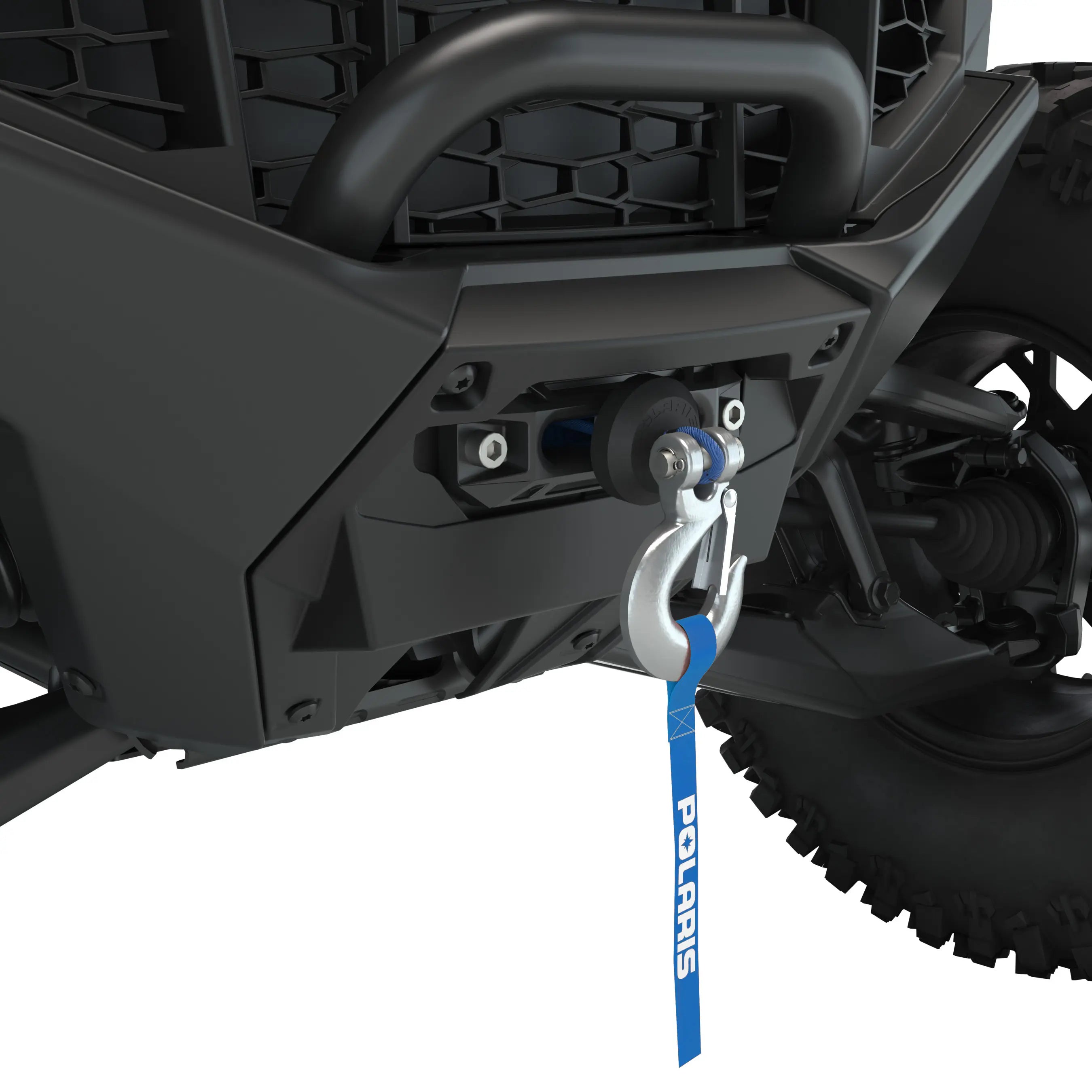 Polaris RZR SxS Pro Series 6,000 LB Winch Kit with Synthetic Rope | 2891662, 2884341, 2890403