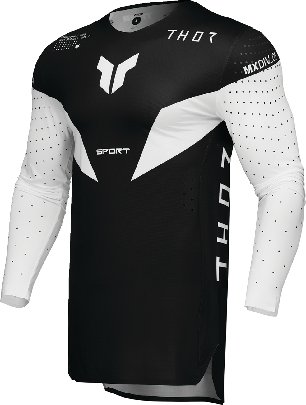 Sportmode Strike Jersey White/Black