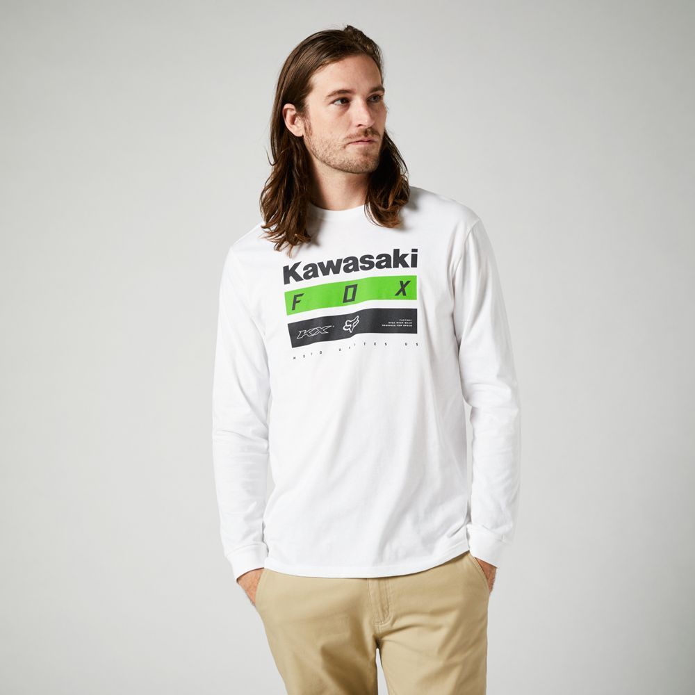 Fox Racing Kawasaki Stripes Long Sleeve Premium Tee