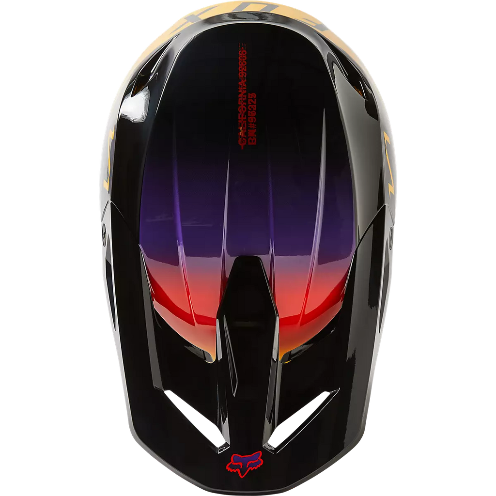 Fox Racing V1 Toxsyk Motocross Helmet - Black