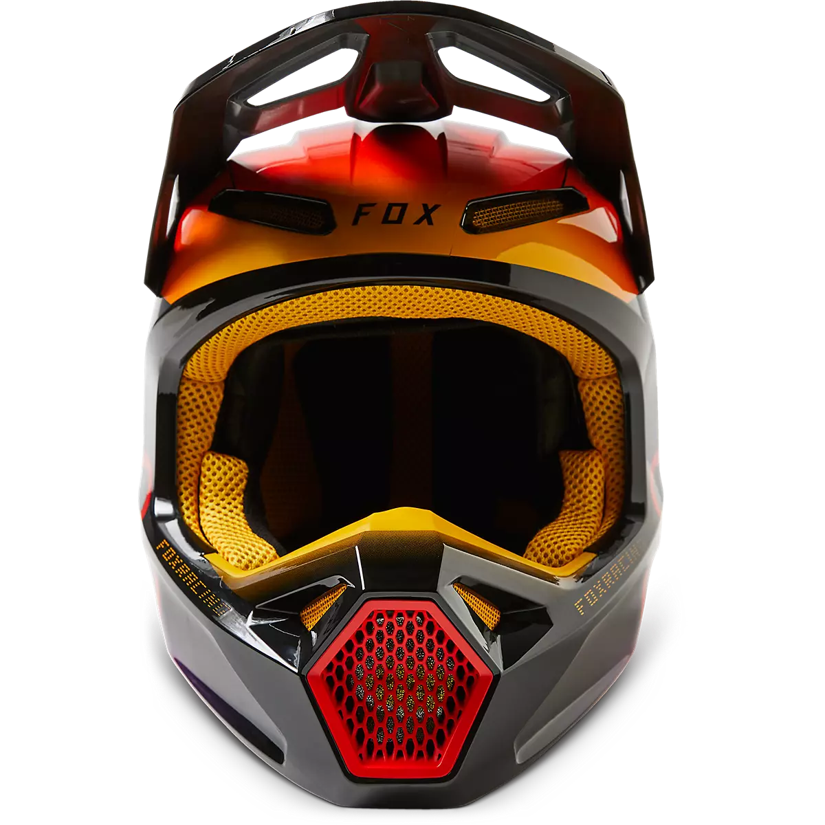 Fox Racing V1 Toxsyk Motocross Helmet - Black