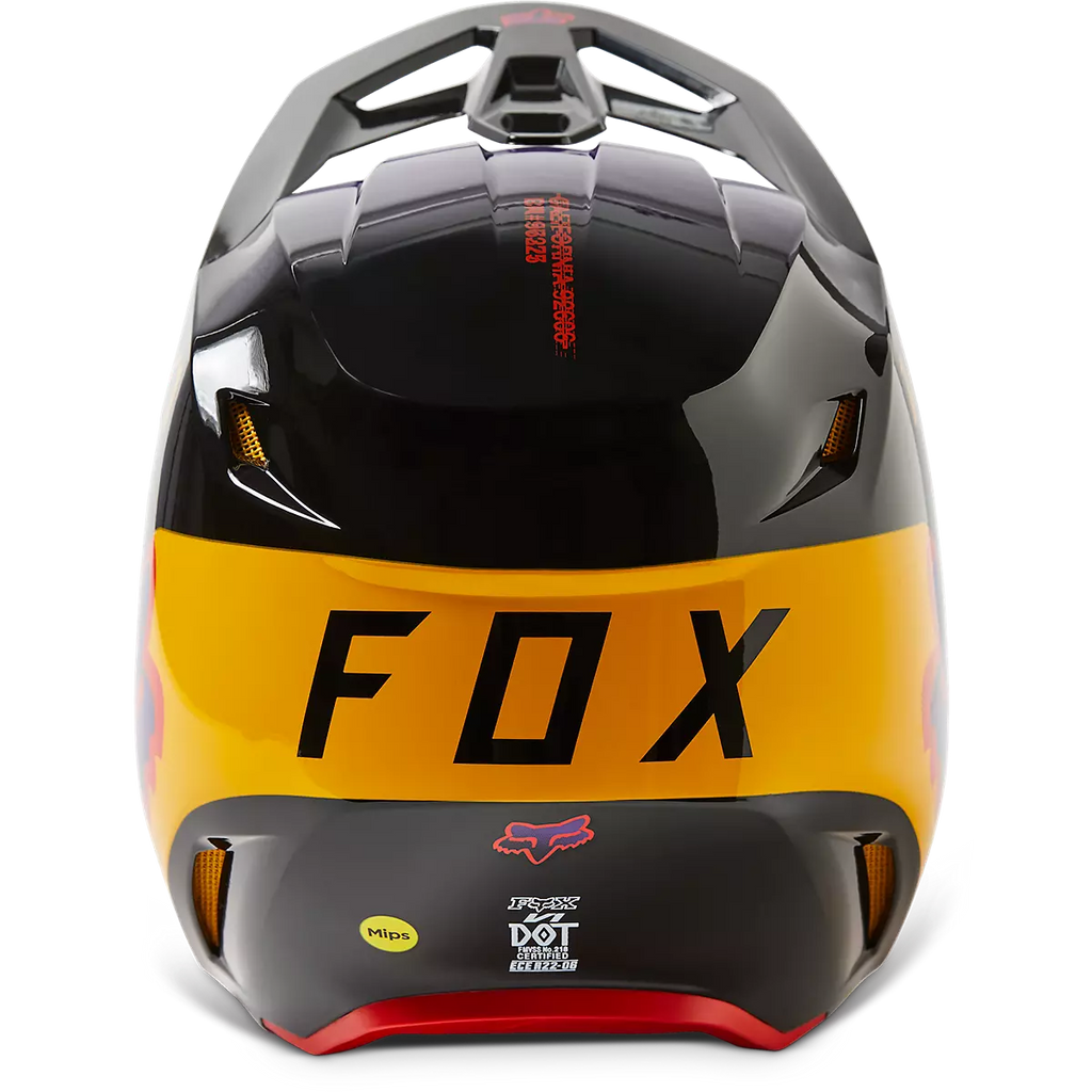 Fox Racing V1 Toxsyk Motocross Helmet - Black