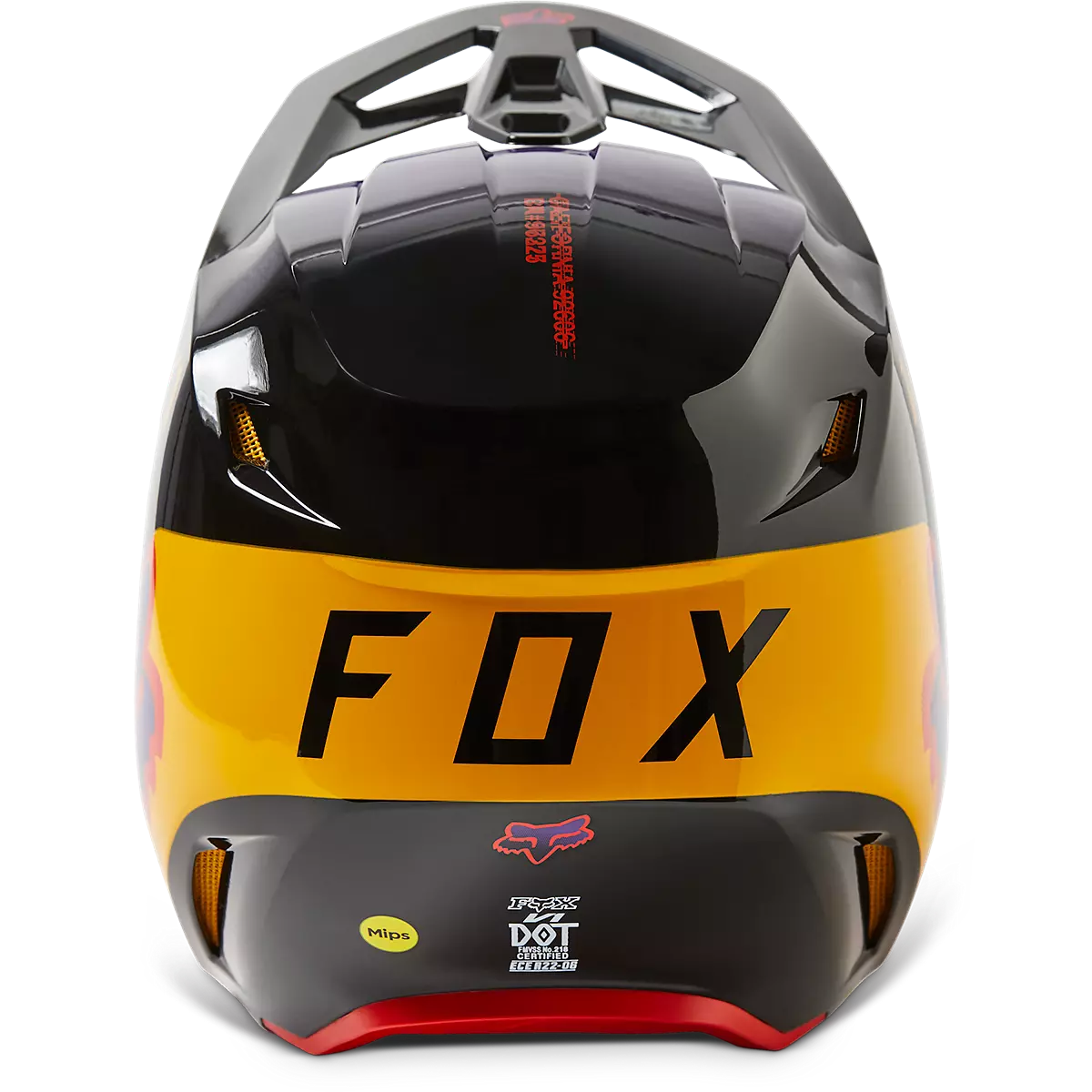 Fox Racing V1 Toxsyk Motocross Helmet - Black