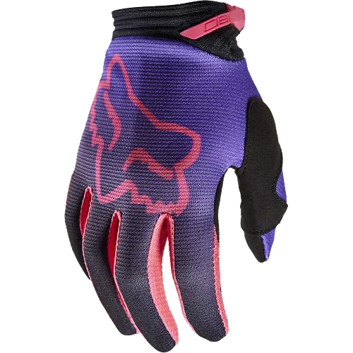 Fox Racing Youth Girls’ 180 Toxsyk Motocross Gloves - Black/Pink