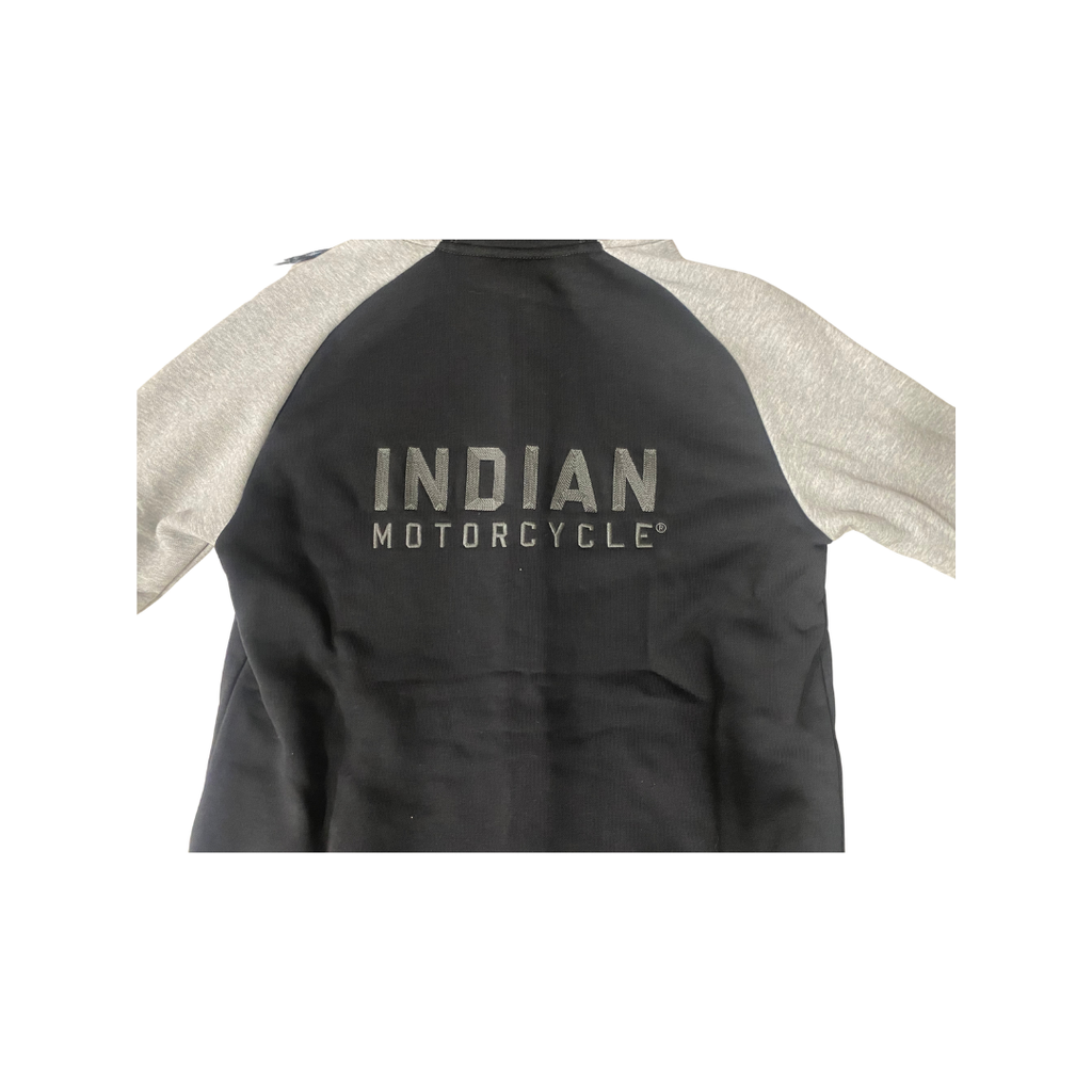 Indian Motorcycle Women’s Contrast Sleeve Hoodie Black