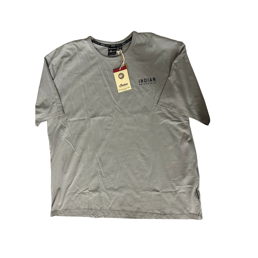 Indian Motorcycle Men's Hexagon Graphic T-Shirt Gray