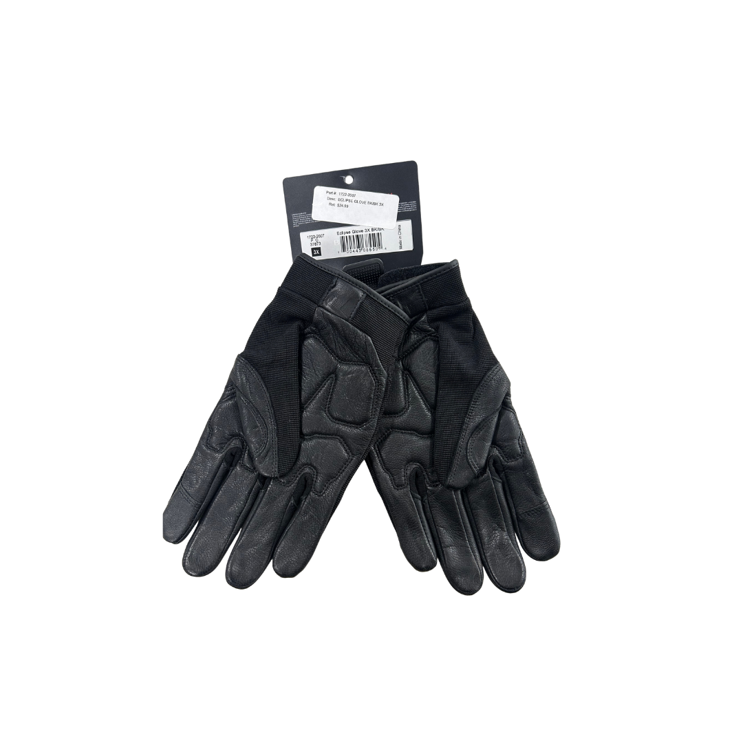 Joe Rocket Men’s Eclipse Motorcycle Gloves – Black | 3XL
