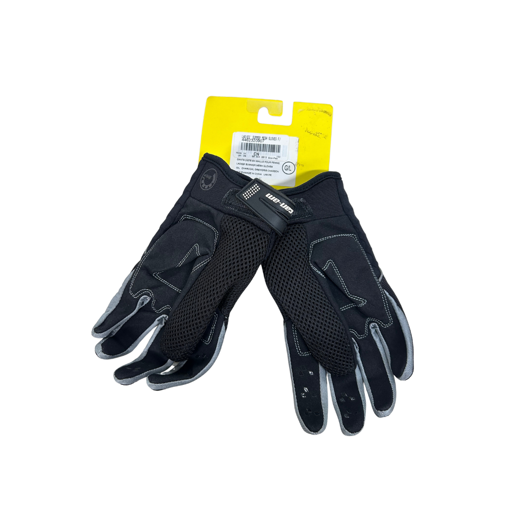 Can-Am Women’s Summer Mesh Riding Gloves – Charcoal Grey