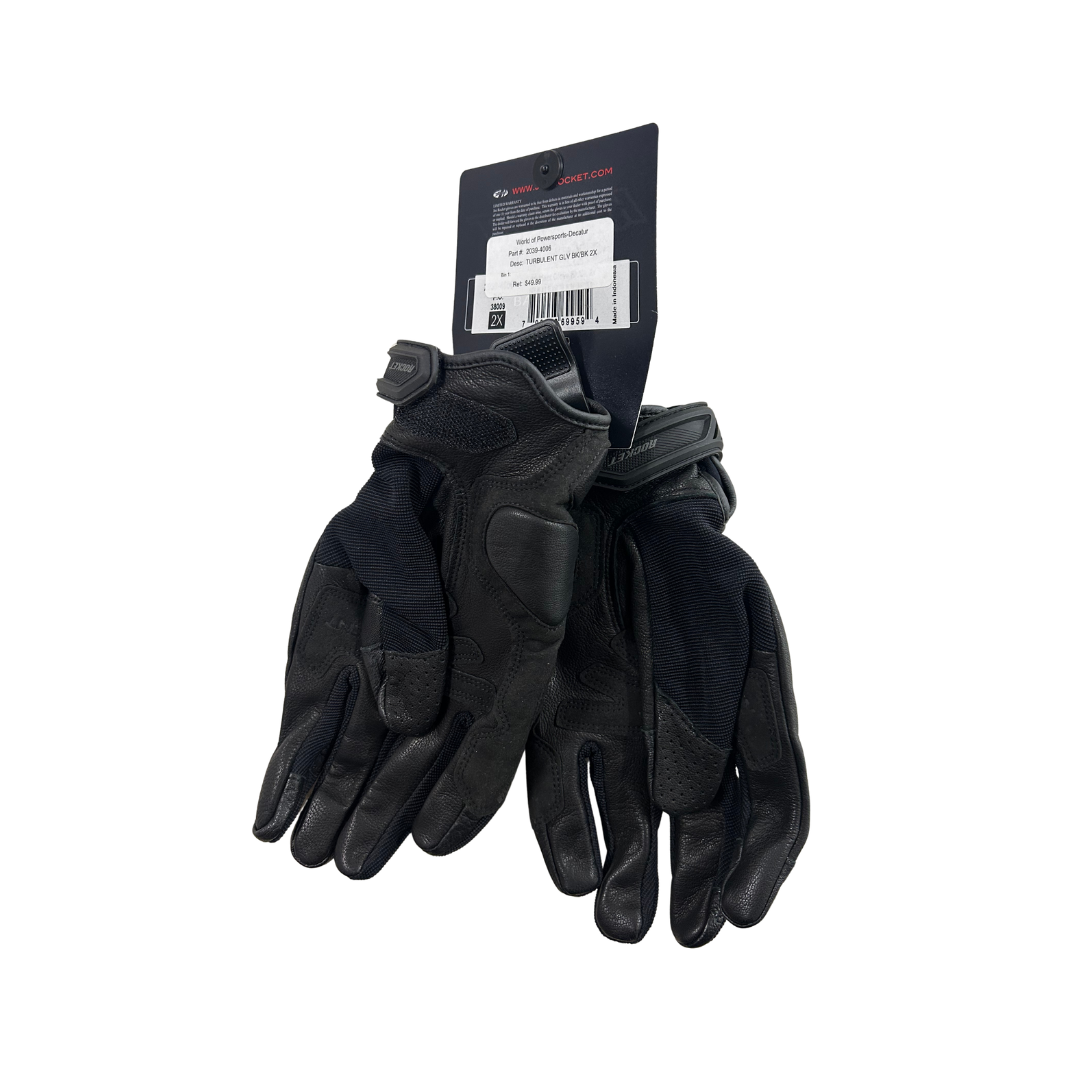 Joe Rocket Turbulent Motorcycle Gloves – Black | 2XL