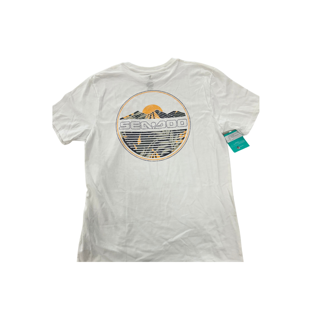 Sea-Doo Men’s Tropical T-Shirt – White