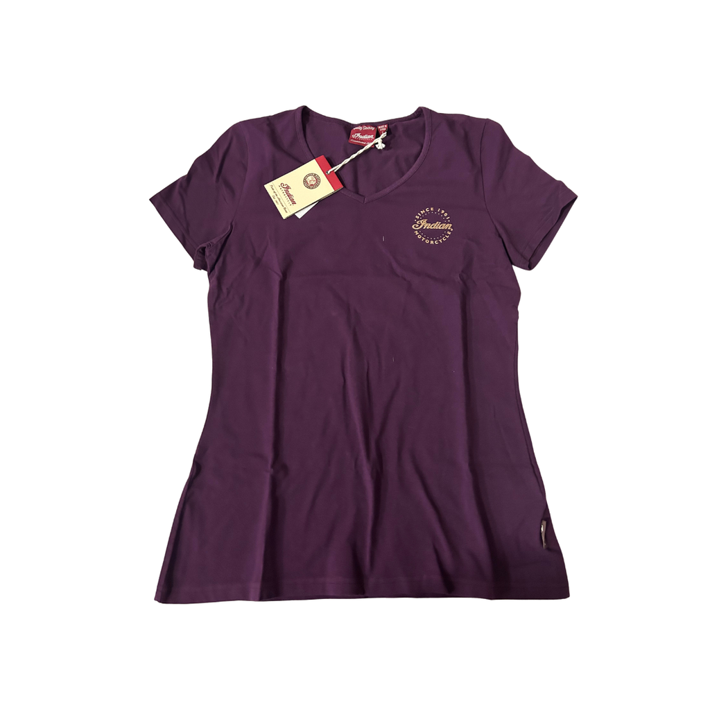 Indian Motorcycle Women’s Established T-Shirt – Purple