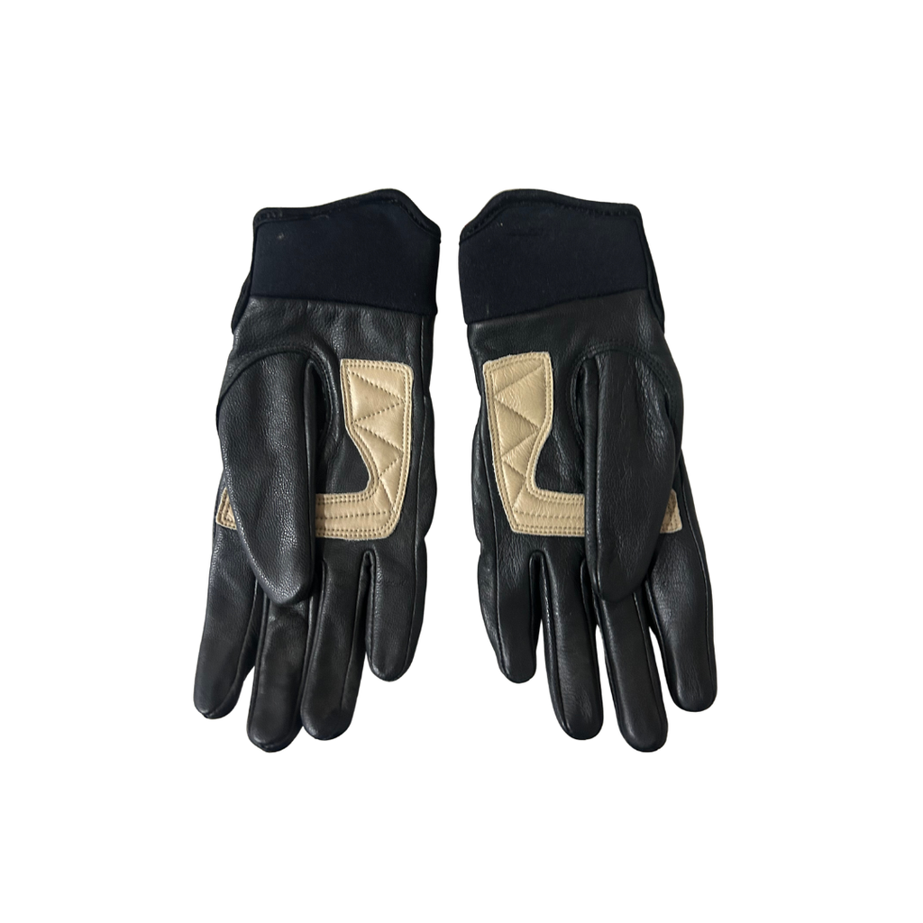 Indian Motorcycle Women's Retro 2 Leather Riding Gloves Black
