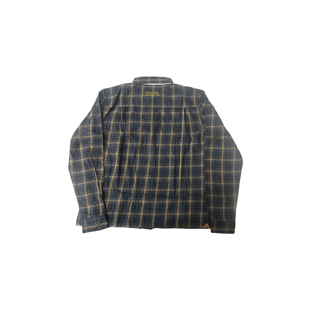 Indian Motorcycle Men's Twin Pocket Plaid Shirt | Large