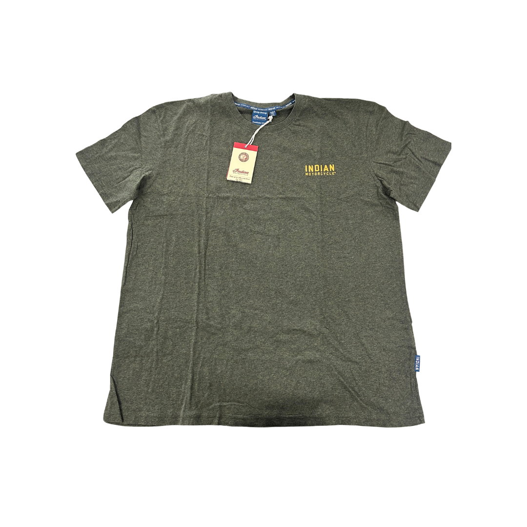 Indian Motorcycle Men’s Custom Built T-Shirt – Khaki