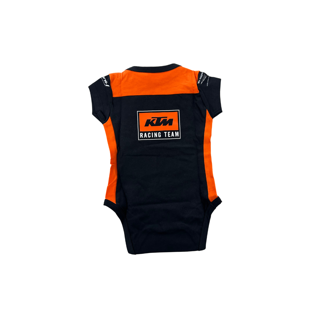 KTM Baby Team Bodysuit – Orange/Black – 0–3 Months up to 24 Months