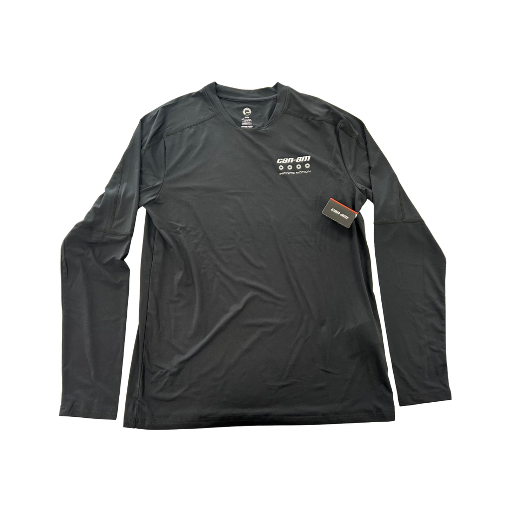 Can-Am Men’s Performance Long-Sleeve Shirt – Black