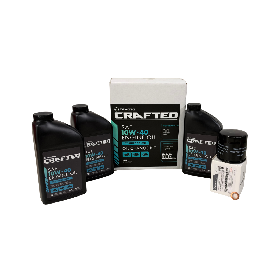 CFMOTO 10W-40 Oil Change Kit for 450SS, 450NK, 450CL-C & IBEX 450 | CF-852021-00814