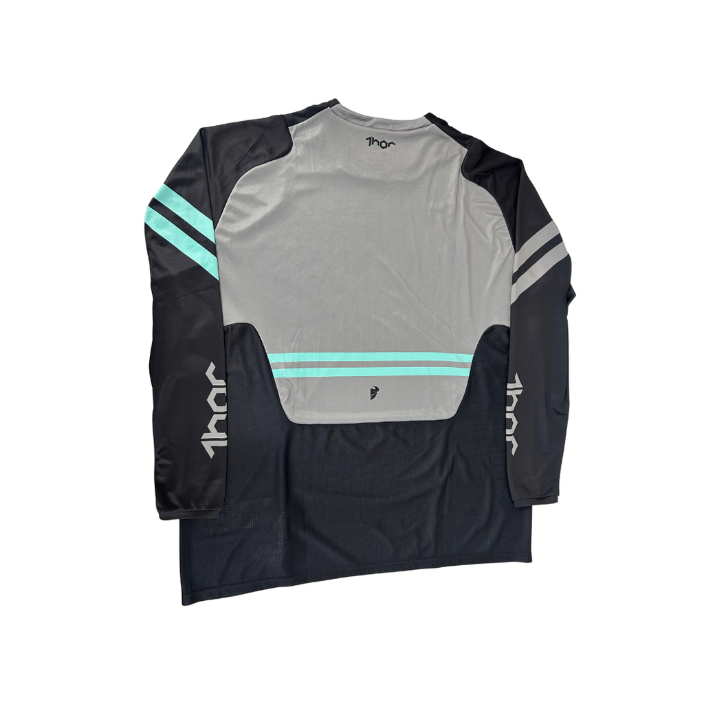 Thor Pulse Cube Men's Motocross Jersey - Black/Mint