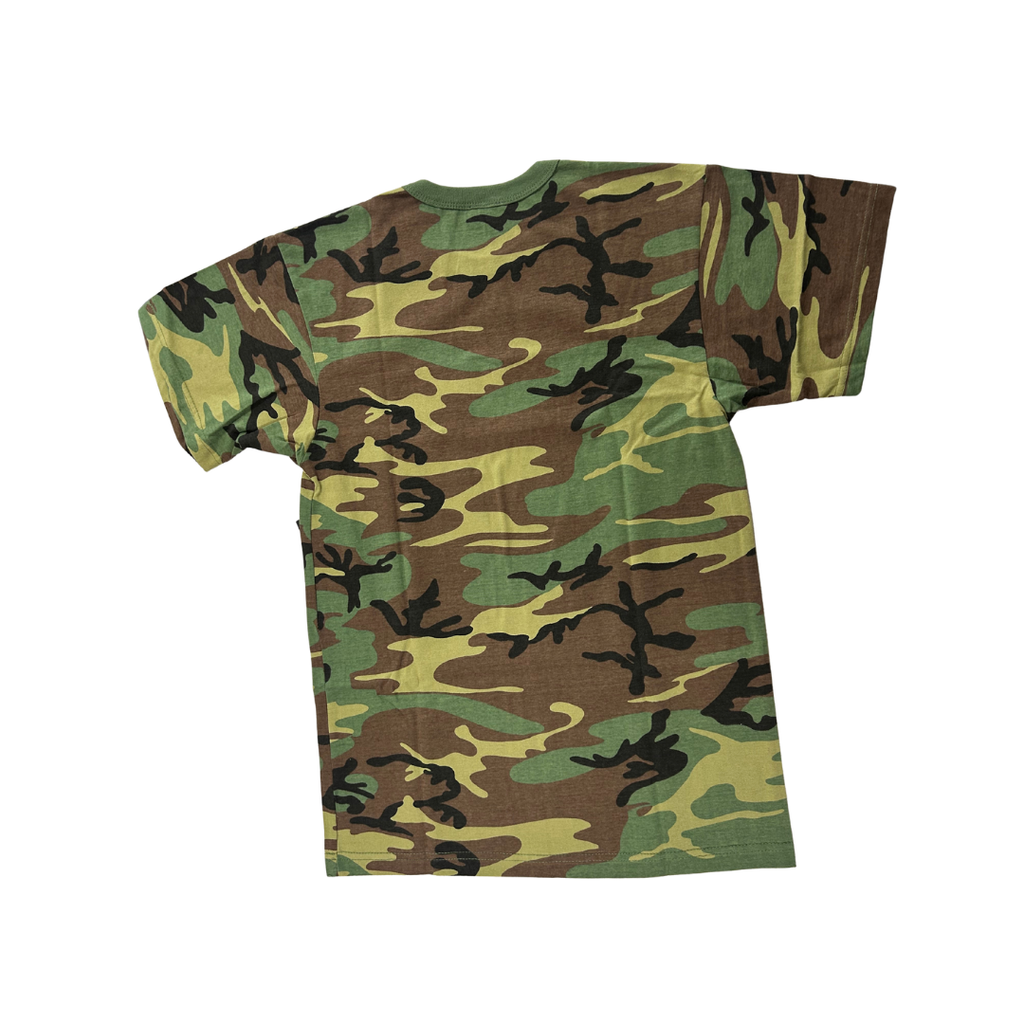 Kawasaki 3 Green Lines Camo T-Shirt – Green | Medium