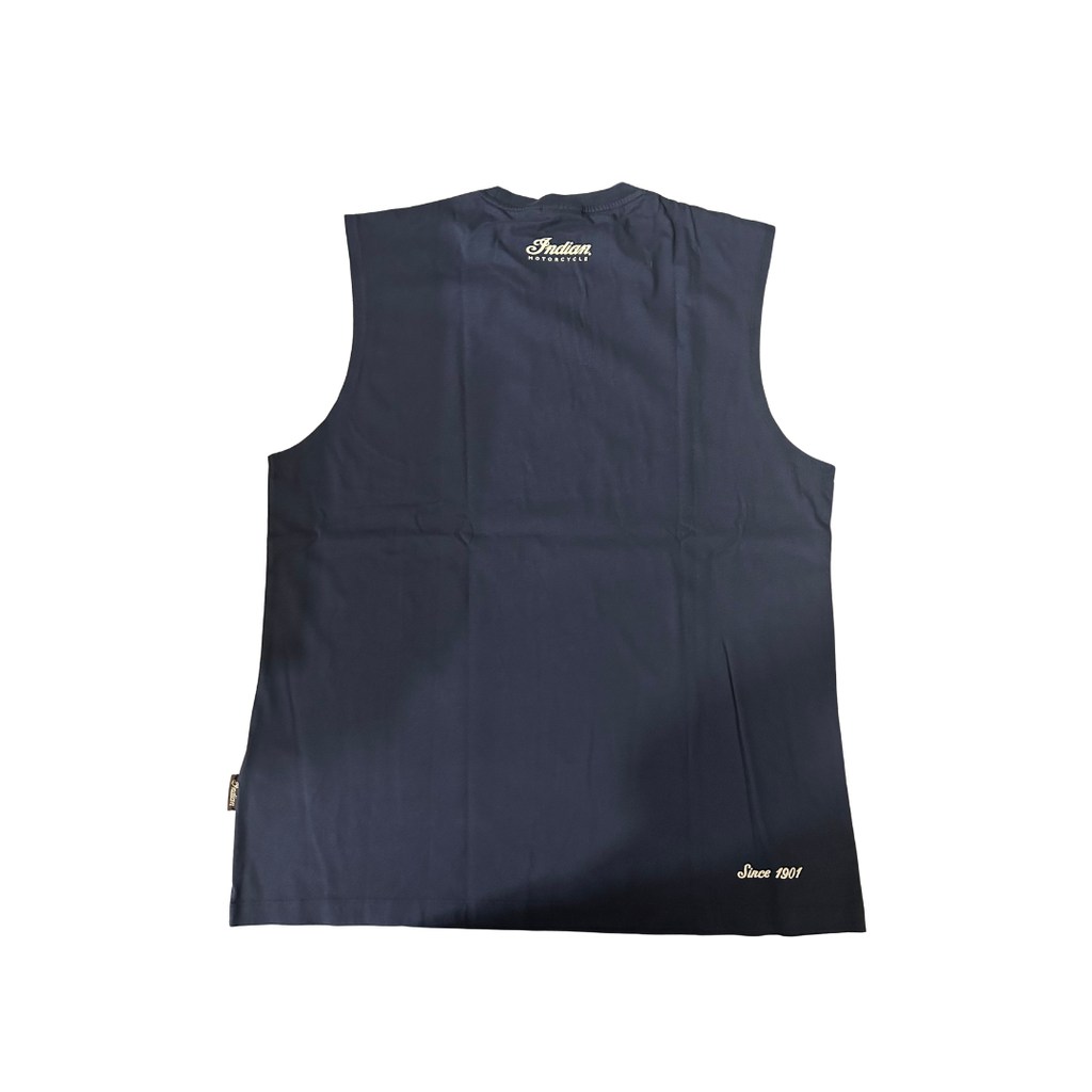 Indian Motorcycle Men’s Bomber Girl Tank Top – Navy