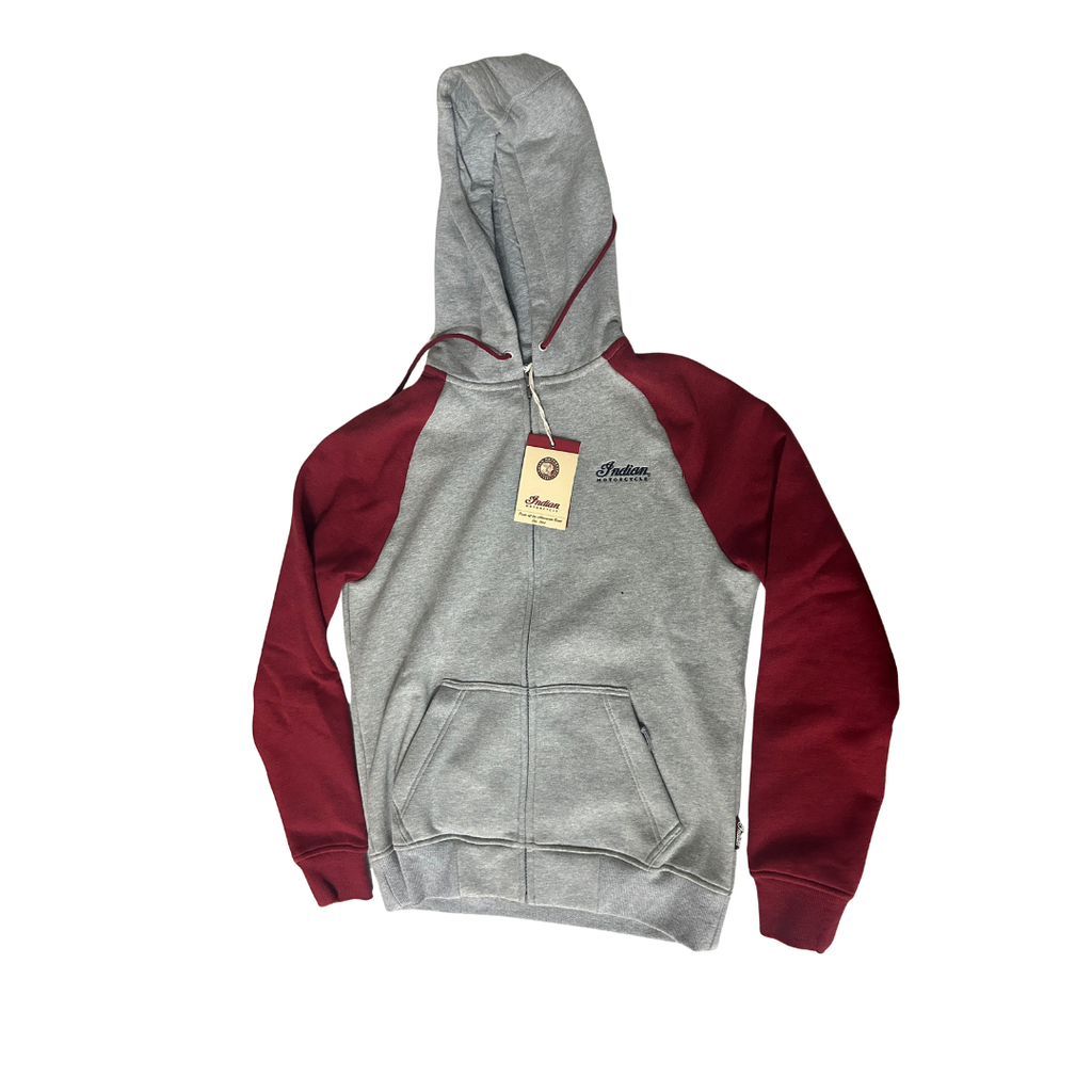 Indian Motorcycle Women's Diamante Icon Hoodie Gray