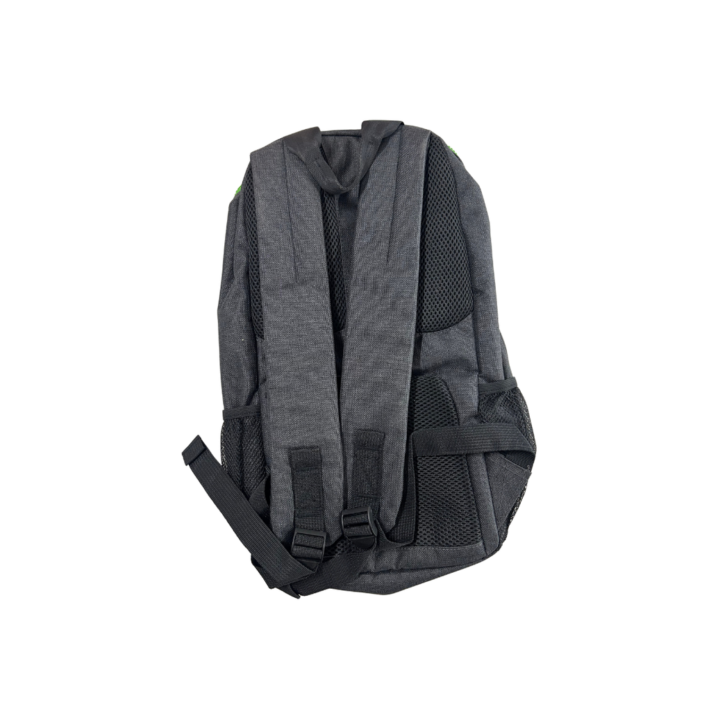 Kawasaki 3-Line Racing Slim Backpack – Dark Gray/Green