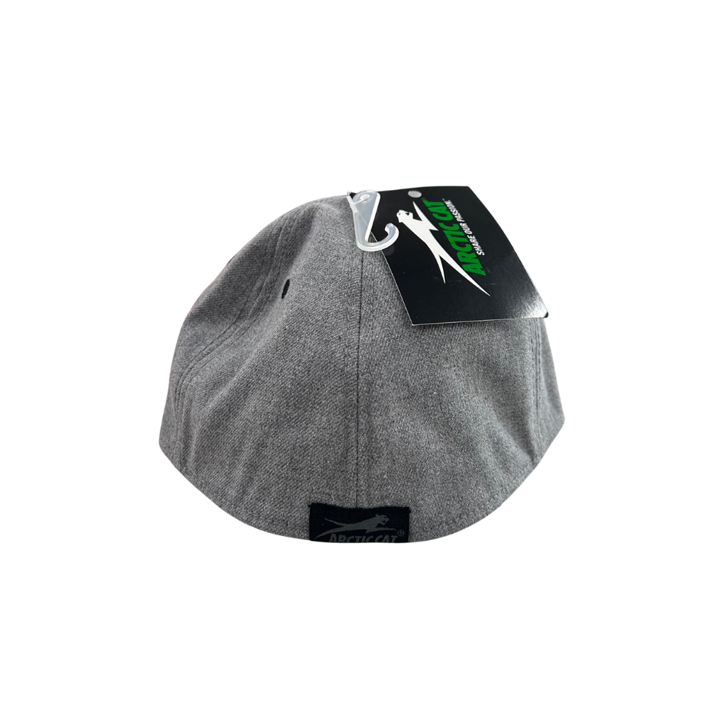 Arctic Cat Quilted Flat-Brim Hat – Gray