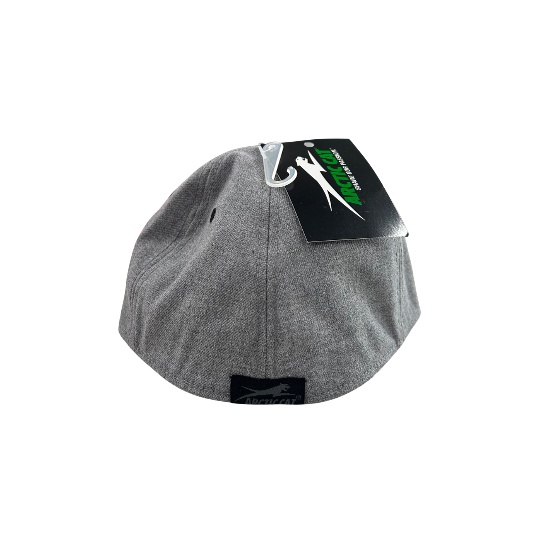 Arctic Cat Quilted Flat-Brim Hat – Gray