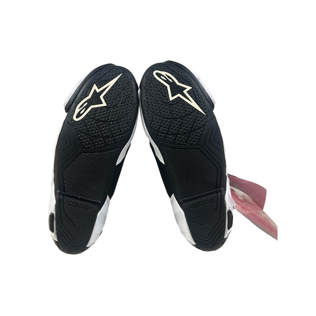 Alpinestars Supertech R Vented Motorcycle Boots - White/Mid Gray/Black | 8/42